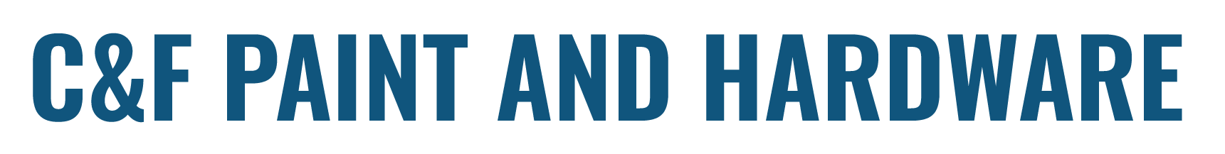 C & F Paint and Hardware Logo